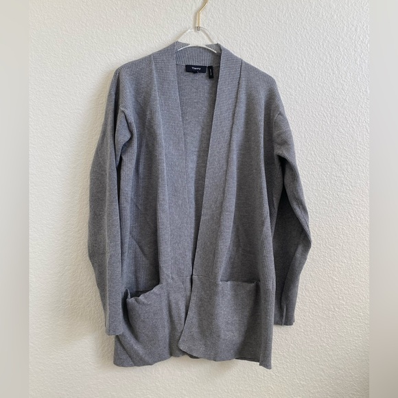 Theory Open Front Ribbed Cardigan - Picture 1 of 4